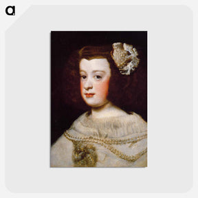 アートポストカード-Infanta Maria Teresa - ディエゴ ベラスケス Postcard.