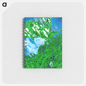 アートメモ帳-Teshekpuk Lake, National Petroleum Reserve, Alaska
 - 上空からの地球 Memo.