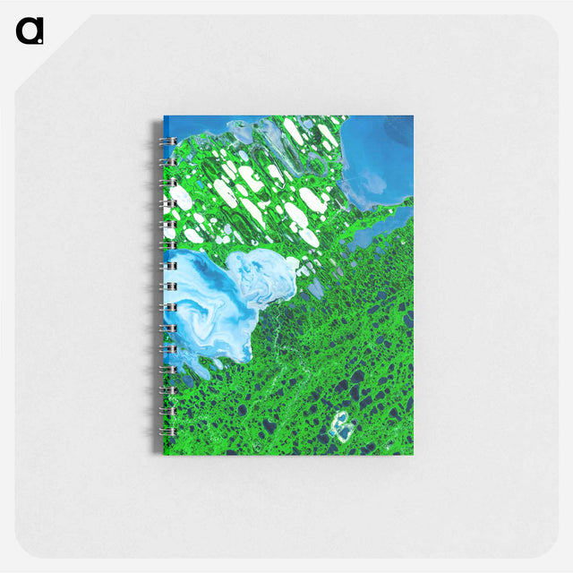 アートメモ帳-Teshekpuk Lake, National Petroleum Reserve, Alaska
 - 上空からの地球 Memo.