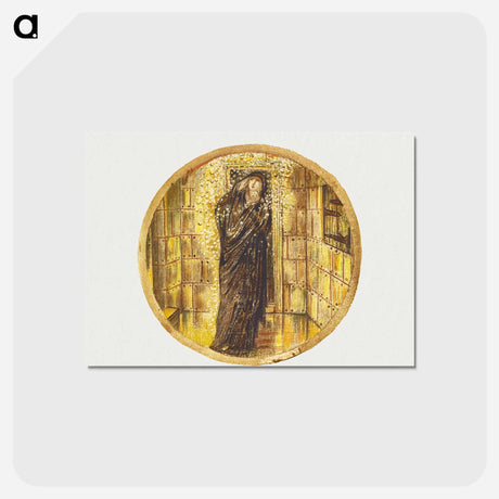 アートポストカード-Golden Shower from The Flower Book - エドワード バーン ジョーンズ Postcard.