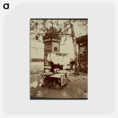 アートポストカード-Place St. Sulpice
 - ウジェーヌ アジェ Postcard.