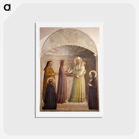 アートポストカード-Presentation of Jesus in the Temple - フラ アンジェリコ Postcard.