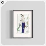 Costumes Parisiens, no. 3: Toilette d'Été - ジョージ バービエ Poster.