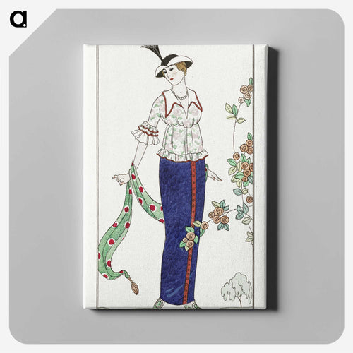 夏の装い ― フラールのスカートに合わせたローンのブラウス - ジョルジュ バルビエ Canvas.