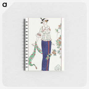アートメモ帳-Costumes Parisiens, no. 3: Toilette d'Été - ジョージ バービエ Memo.