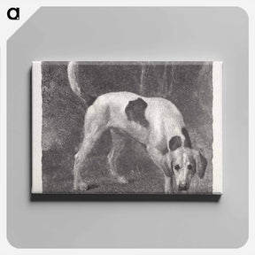 アートパネル-Dog: A Foxhound on the Scent
 - ジョージ スタッブス Canvas.