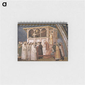 アートメモ帳-Raising of the Boy in Sessa - ジョット ディ ボンドーネ Memo.