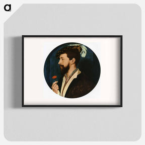 アートポスター-Portrait of Simon George of Quocote - ハンス ホルバイン Poster.