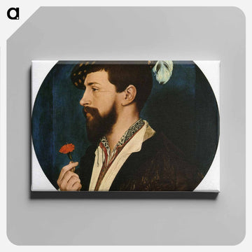 Portrait of Simon George of Quocote - ハンス ホルバイン Canvas.