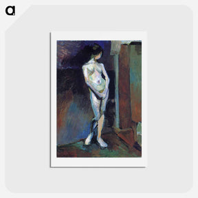 アートポストカード-Standing Model - アンリ マティス Postcard.