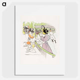 In the Skating Professional Beauty - Henri de Toulouse-Lautrec Poster.
