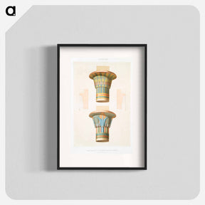 アートポスター-Capitals of the Dromos Gallery, Philae
 - エジプト美術史 Poster.