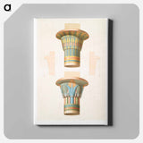 アートパネル-Capitals of the Dromos Gallery, Philae
 - エジプト美術史 Canvas.