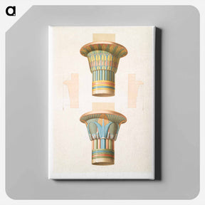 アートパネル-Capitals of the Dromos Gallery, Philae
 - エジプト美術史 Canvas.