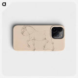 Stappend paard, nar links - Jean Bernard Phone Case.