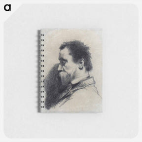 アートメモ帳-Portrait Of A Man, Said To Be Leopold Desbrosses - ジャン フランソワ ミレー Memo.