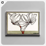 Cyclamen - Julie de Graag Canvas.