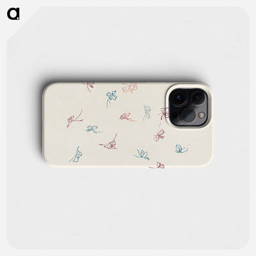 Vintage butterfly - 神坂 雪佳 Phone Case.
