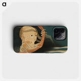 Original public domain image from Library of Congress - Katsushika Hokusai Phone Case.