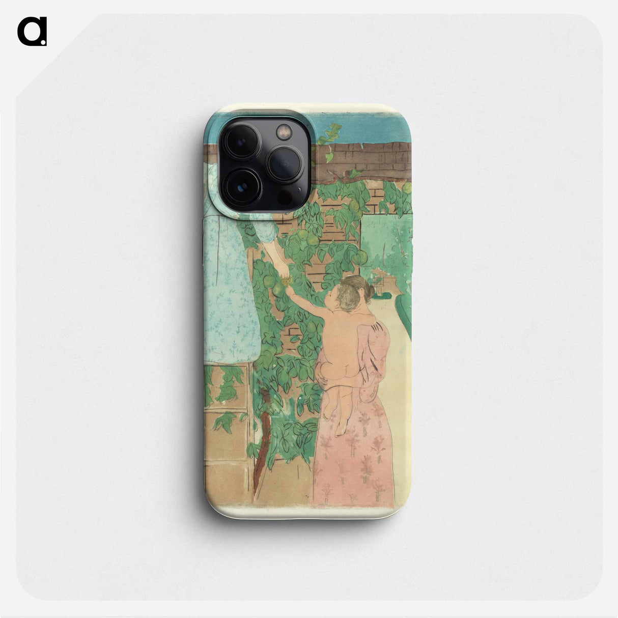 Gathering Fruit - Mary Cassatt Phone Case.