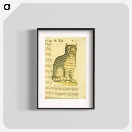 アートポスター-De cato seu fele
 - 国立医学図書館 Poster.