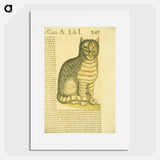 アートポスター-De cato seu fele
 - 国立医学図書館 Poster.