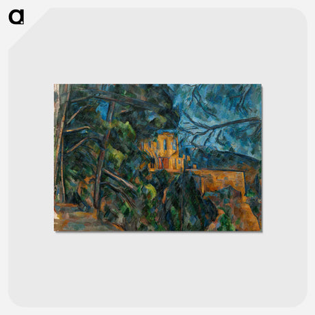 アートポストカード-Château Noir - ポール セザンヌ Postcard.