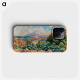 Mount of Sainte-Victoire - Pierre-Auguste Renoir Phone Case.