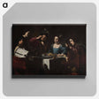 アートパネル-Banquet Scene with a Lute Player
 - セントルイス美術館 Canvas.