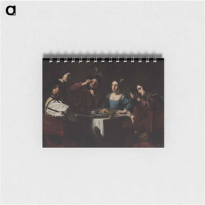 アートメモ帳-Banquet Scene with a Lute Player
 - セントルイス美術館 Memo.