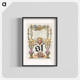 アートポスター-Guide for Constructing the Letter s from Mira Calligraphiae Monumenta
 - 書道のお手本 Poster.