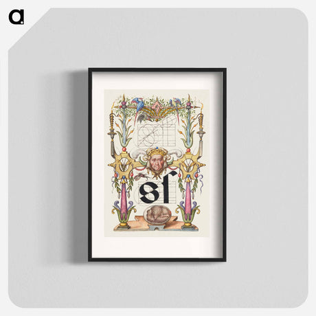 アートポスター-Guide for Constructing the Letter s from Mira Calligraphiae Monumenta
 - 書道のお手本 Poster.