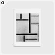 アートポストカード-Composition XXV - テオ ファン ドゥースブルフ Postcard.