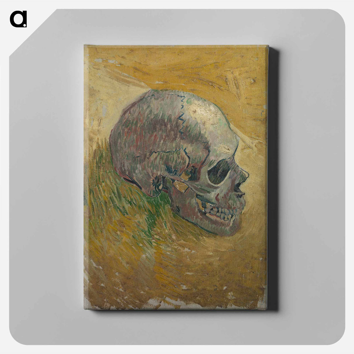 Skull - Vincent van Gogh Canvas.