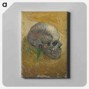 アートパネル-Skull - フィンセント ファン ゴッホ Canvas.