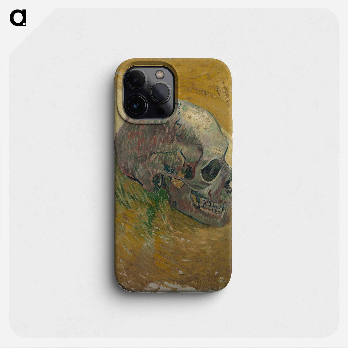 Skull - Vincent van Gogh Phone Case.