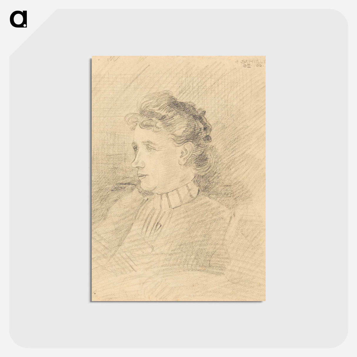 アートポストカード-Lady Portrait
 - ウィーン博物館 Postcard.