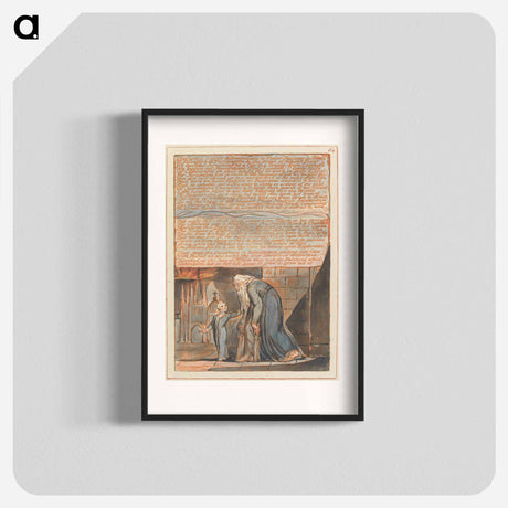 アートポスター-Jerusalem, Plate 84 - ウィリアム ブレイク Poster.