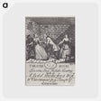 アートポストカード-Benefit ticket (Mr Milward)' A Bold Stroke for a Wife - ウィリアム ホガース Postcard.