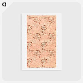 アートポストカード-Apple pattern - ウィリアム モリス Postcard.