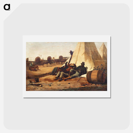 アートポストカード-The Bright Side - ウィンスロー ホーマー Postcard.