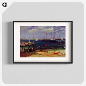 アートポスター-Nassau Harbor - アルバート ビアスタット Poster.