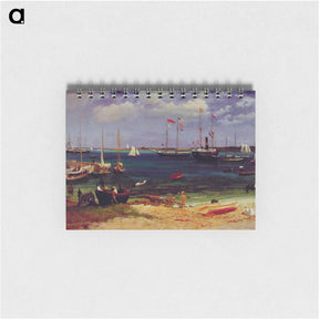 アートメモ帳-Nassau Harbor - アルバート ビアスタット Memo.