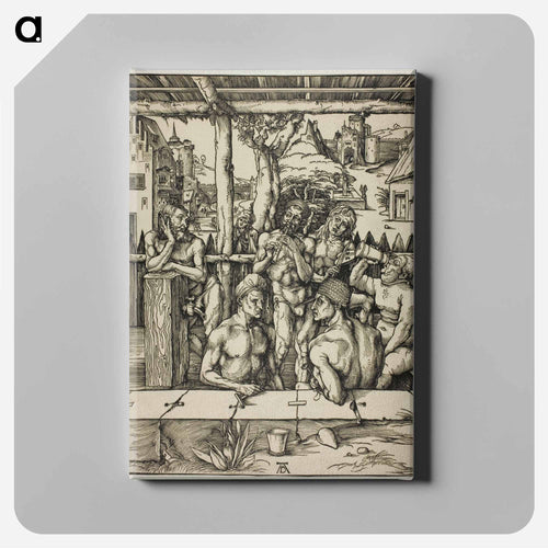 The Men’s Bath - アルブレヒト デューラー Canvas.