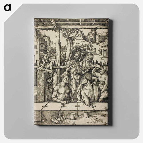 The Men’s Bath - アルブレヒト デューラー Canvas.