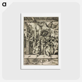 アートポストカード-The Men’s Bath - アルブレヒト デューラー Postcard.