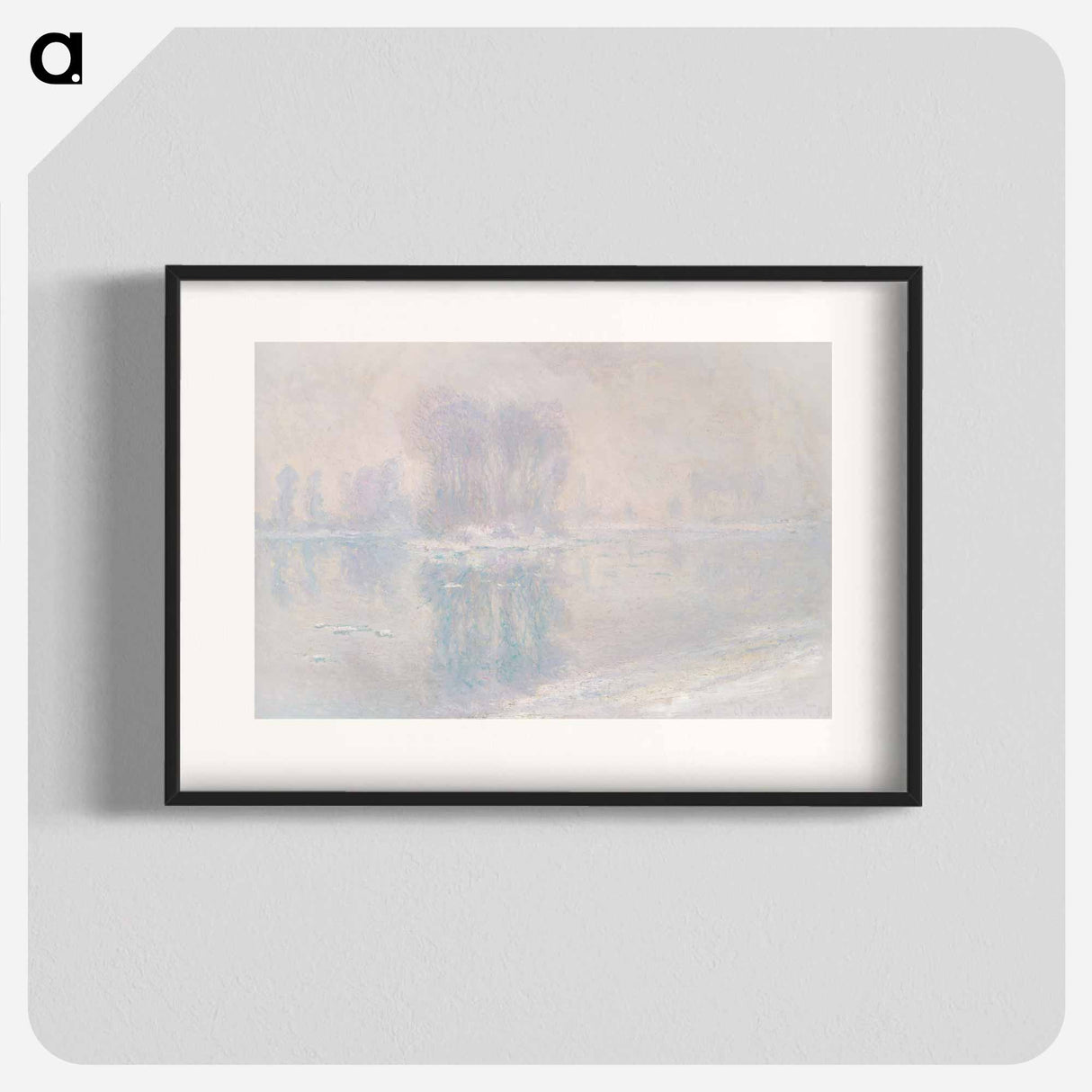 Ice Floes - Claude Monet Poster.