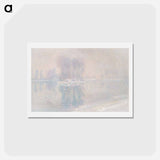 アートポストカード-Ice Floes - クロード モネ Postcard.