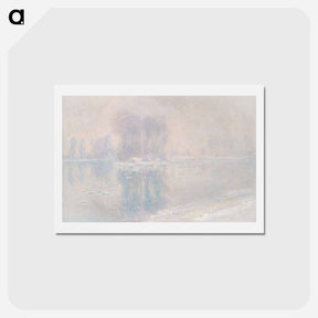 アートポストカード-Ice Floes - クロード モネ Postcard.