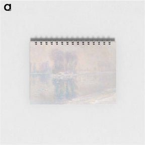 アートメモ帳-Ice Floes - クロード モネ Memo.